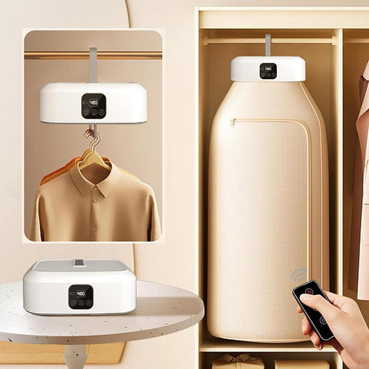 Secadora de ropa portátil con UV y control de tiempo